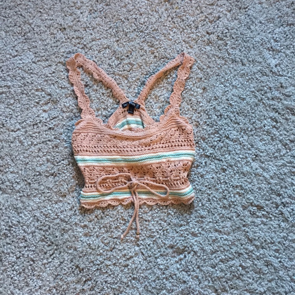 Crochet crop top